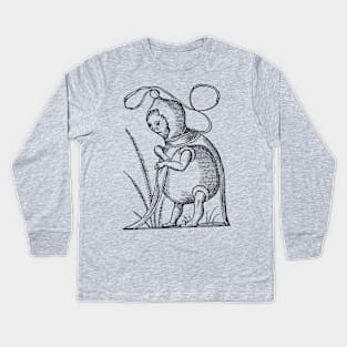 Grotesque #28 The Drolatic Dreams of Pantagruel (1565) Kids Long Sleeve T-Shirt